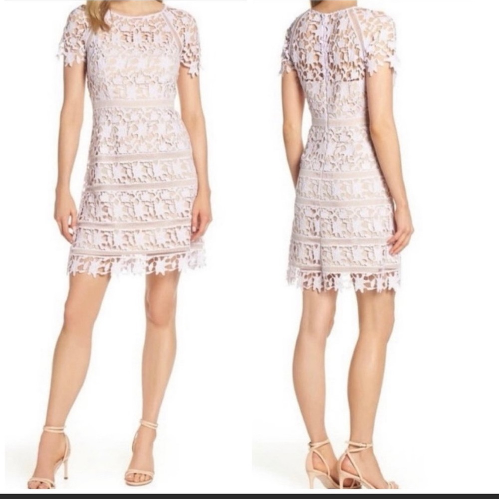 Krizia Overlay Lace Dress with Necklace main image 0